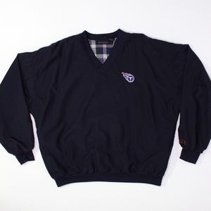 VTG 90s Tennessee Titans NFL VNeck Jacket Pullover